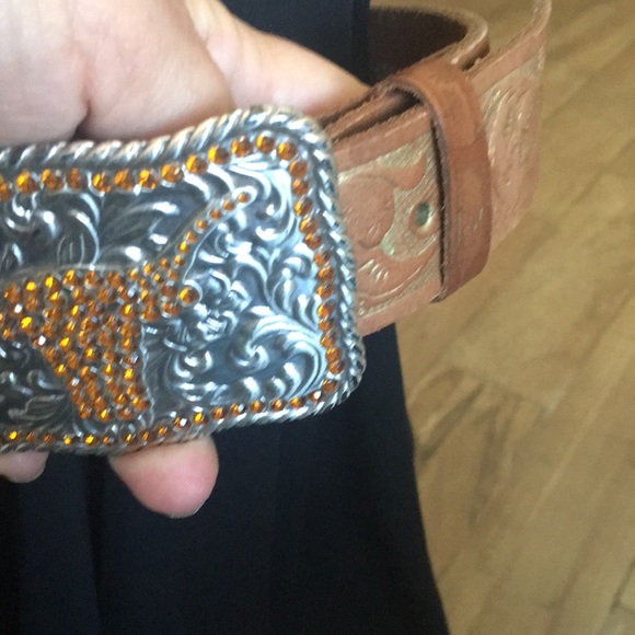 Cowboys Belt genuine Leather
